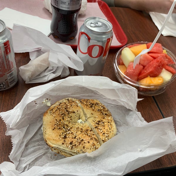 Photo taken at NY Jumbo Bagels by Kevin N. on 3/21/2022