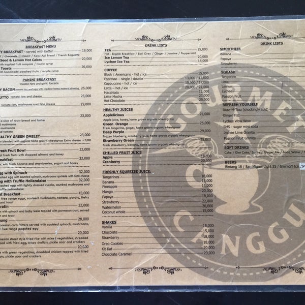 Photos at Gourmet Canggu - Jalan Tegal Sari 41