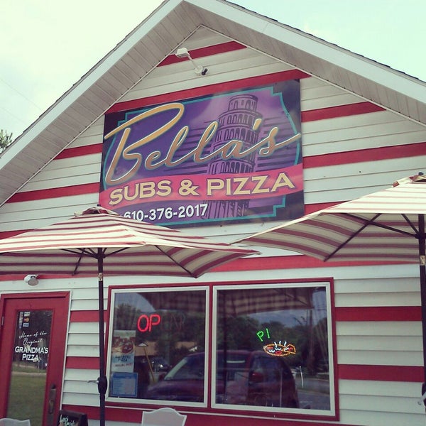 Wyomissing, PA, bella's subs & pizza,bella's subs a...