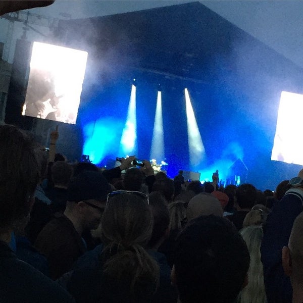 Photo taken at Østerbro Stadion by Troels Q. on 6/5/2015