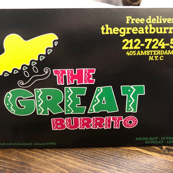 Foto tirada no(a) The Great Burrito por Druanna :. em 8/13/2018