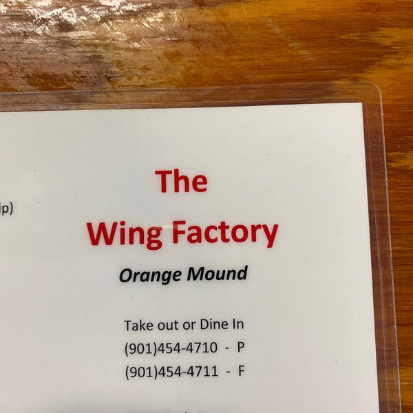 The Wing Factory Memphis 6 tips