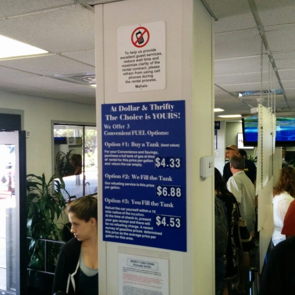 Flight from SFO: 5 hours. Thrifty line: 5 hours.