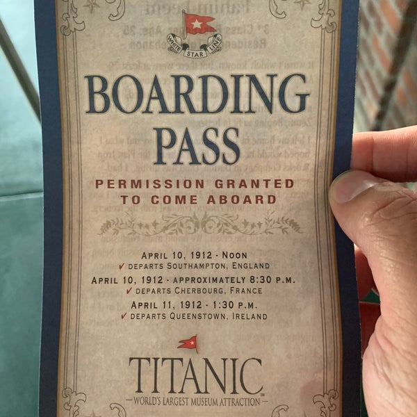 Photo taken at Titanic Museum Attraction by Rj F. on 7/25/2020