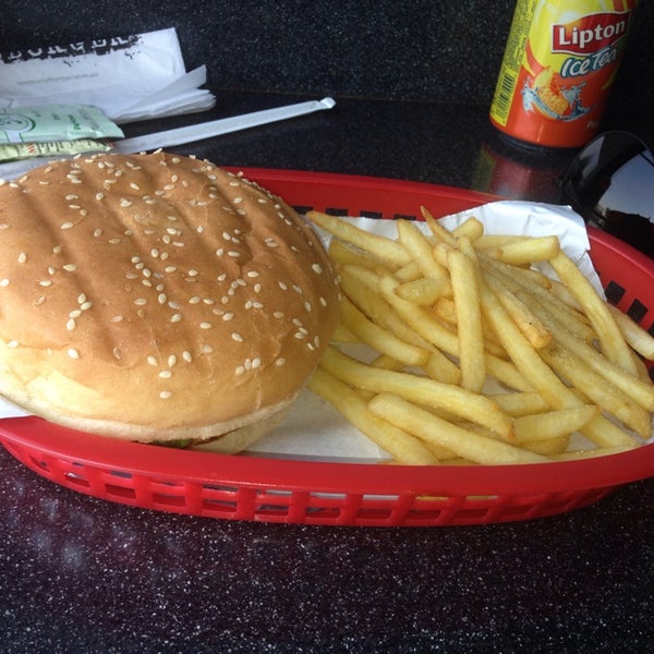 Photo taken at My Burger by Abdullah A. on 3/5/2014