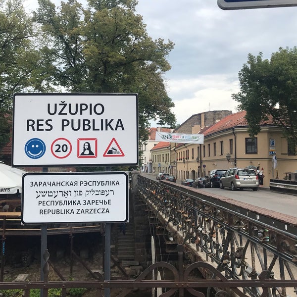 Foto tomada en Užupio tiltas | Užupis bridge  por Max B. el 8/12/2019