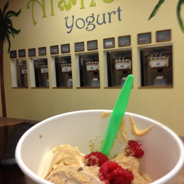 Photo taken at Aloha Yogurt by Amy B. on 10/25/2013