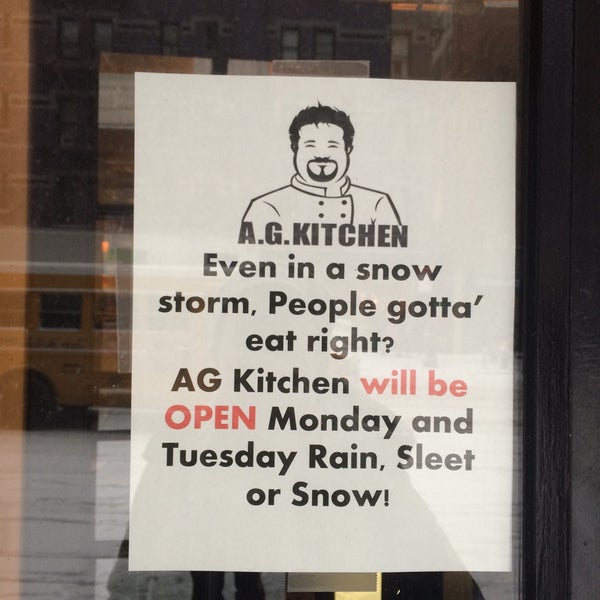 Photo prise au AG Kitchen par Matthew S. le1/26/2015