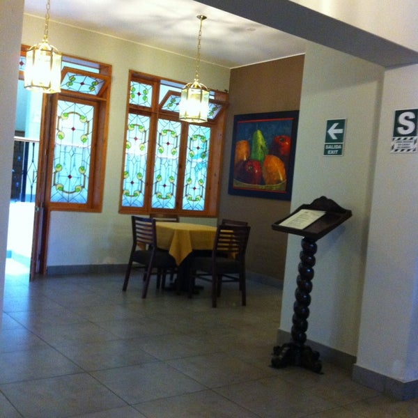 Photo taken at Antigua Miraflores Hotel Lima by Elcias M. on 7/19/2013