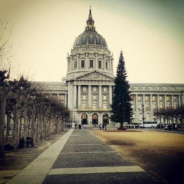 Photo taken at South San Francisco City Hall by J Y. on 1/1/2014