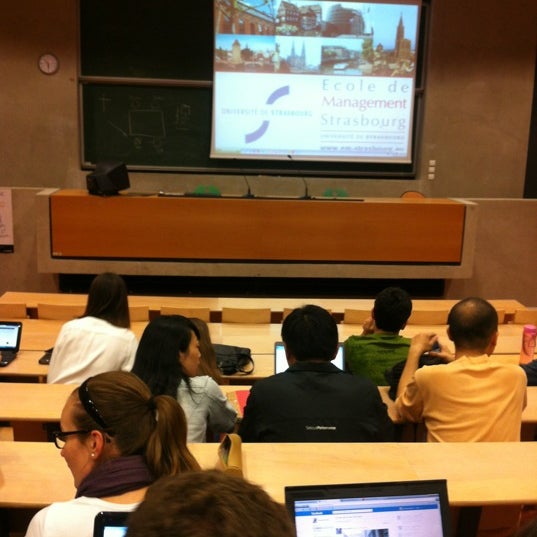 Снимок сделан в EM Strasbourg Business School пользователем Ksusha K. 9/17/2012