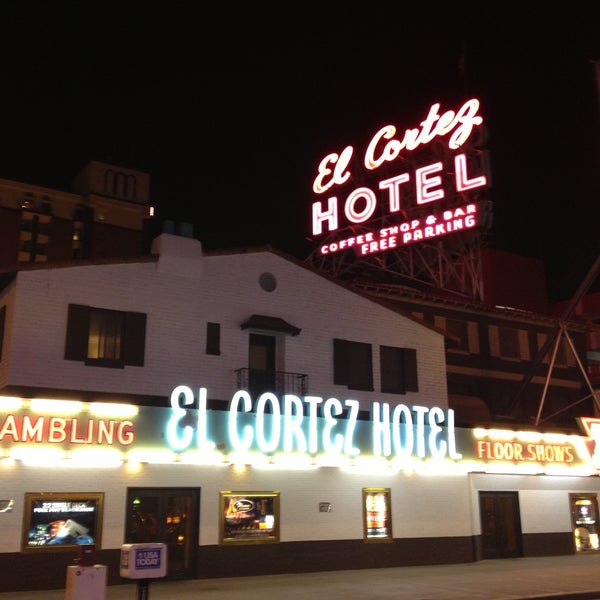 Photo taken at El Cortez Hotel &amp; Casino by Rob M. on 4/28/2013