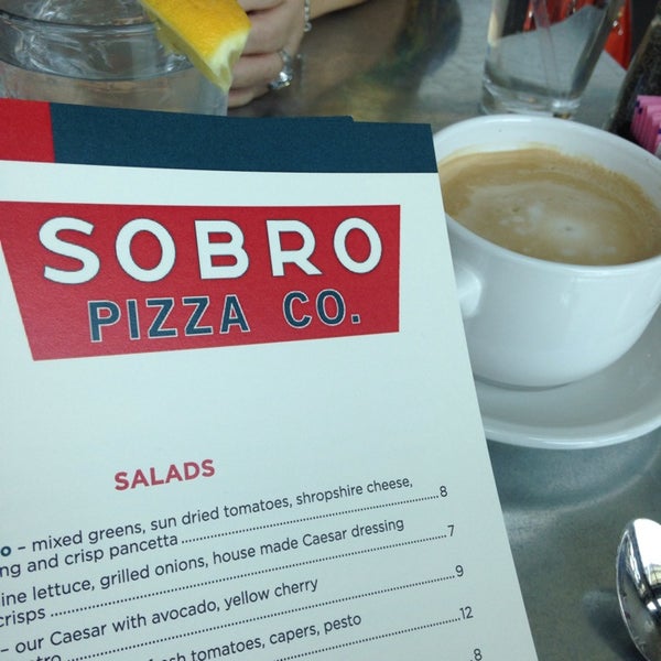 Photo taken at SoBro Pizza Co by BCMAC7 T. on 5/2/2014