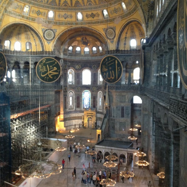 Photo taken at Hagia Sophia by Hakikan Ü. on 5/12/2013