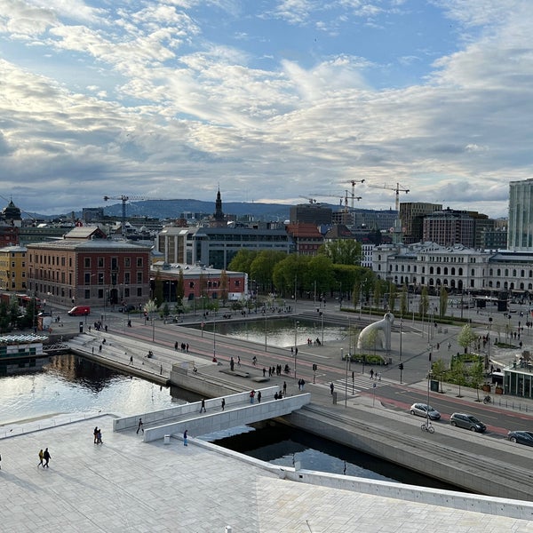 Photo taken at Oslo Opera House by Ross S. on 5/8/2024