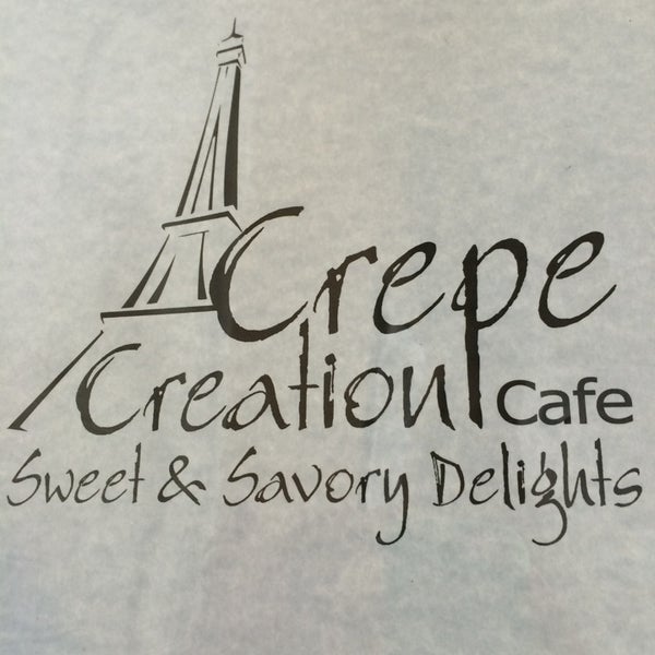 Photo taken at Crepe Creation Cafe by Kristine M. on 5/21/2014
