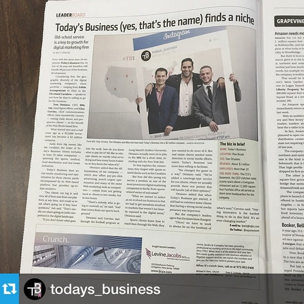 รูปภาพถ่ายที่ Today&#39;s Business โดย Billy A. เมื่อ 10/21/2014