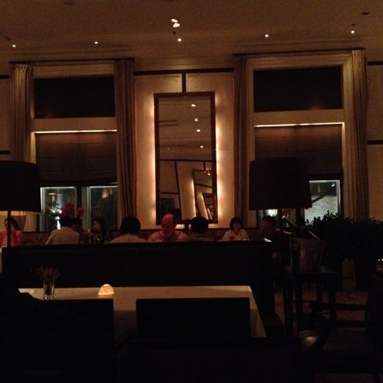 Photo taken at Maison Boulud by Sophie G. on 10/26/2012