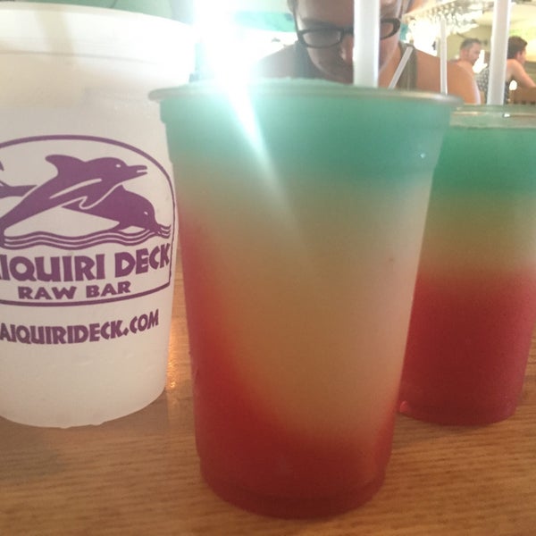 Photo taken at Daiquiri Deck Siesta Key Village by Jen O. on 5/30/2016