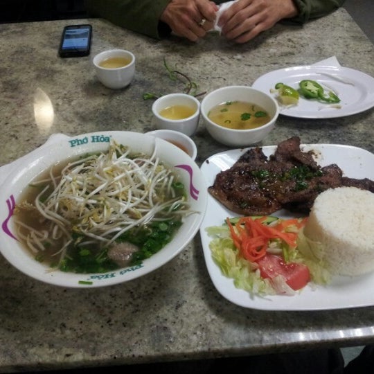 Photo taken at Pho Hoa by Michael W. on 11/15/2012