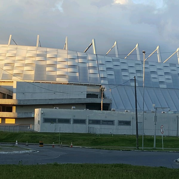 Photo taken at Arena de Pernambuco by Pilatos Santos P. on 9/13/2016