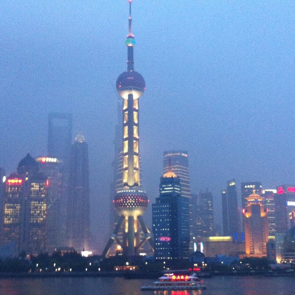 Breathtaking view of old and new Shanghai.. And great food. A must!!!