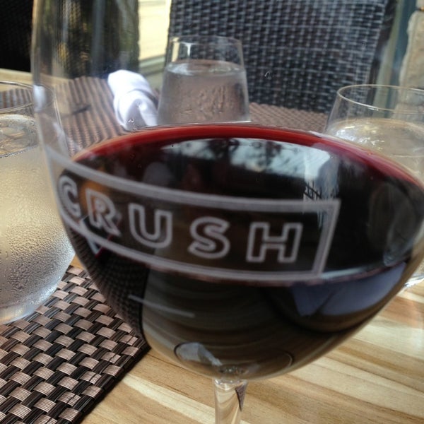 Photo taken at Crush Wine Bar by Patrick S. on 8/19/2013