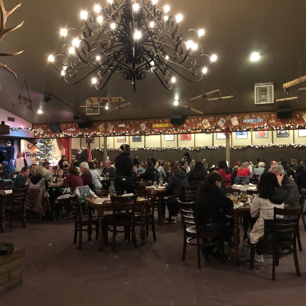 Photo taken at Black Bart&#39;s Steakhouse by Eric B. on 12/23/2019