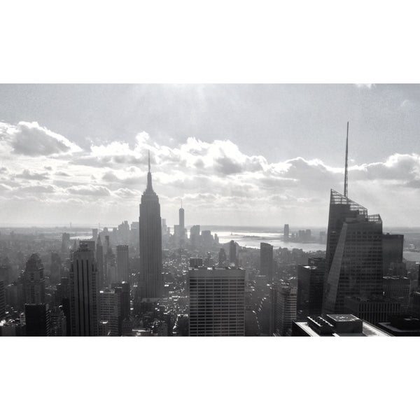 Photo taken at Top of the Rock Observation Deck by Anja :. on 1/10/2015