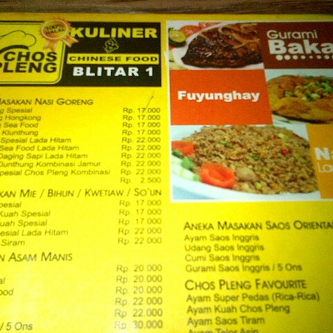 Photos At Chos Pleng Kuliner Chinese Food Chinese Restaurant