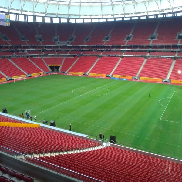 Photo taken at Estádio Nacional de Brasília Mané Garrincha by Dyego R. on 2/16/2020