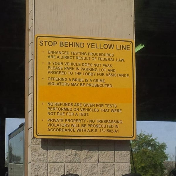 Photos at ADEQ Vehicle Emissions Testing Station Mesa, AZ