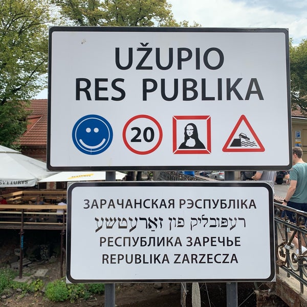 Foto tomada en Užupio tiltas | Užupis bridge  por Damian P. el 8/29/2019