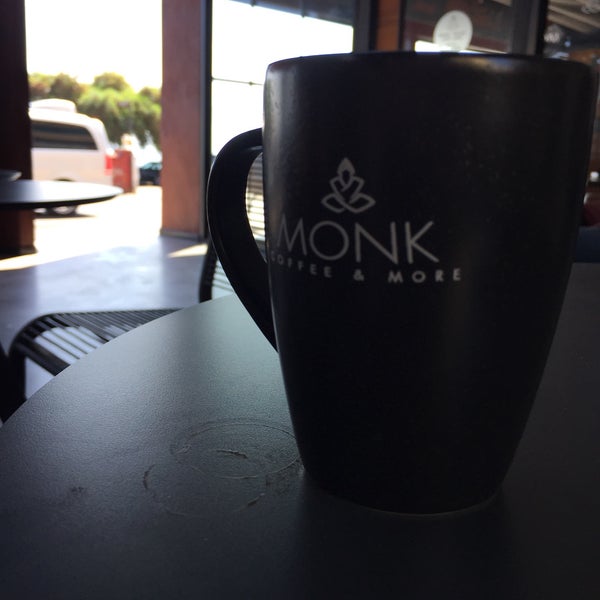 Photo taken at Monk Coffee &amp; More by VΛ on 7/2/2018