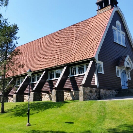 Photo taken at Hindås by John Gustaf W. on 7/24/2014