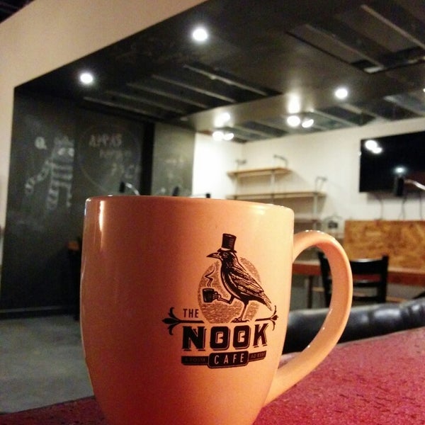 Photo taken at The Nook Cafe by Kaleb F. on 12/21/2013