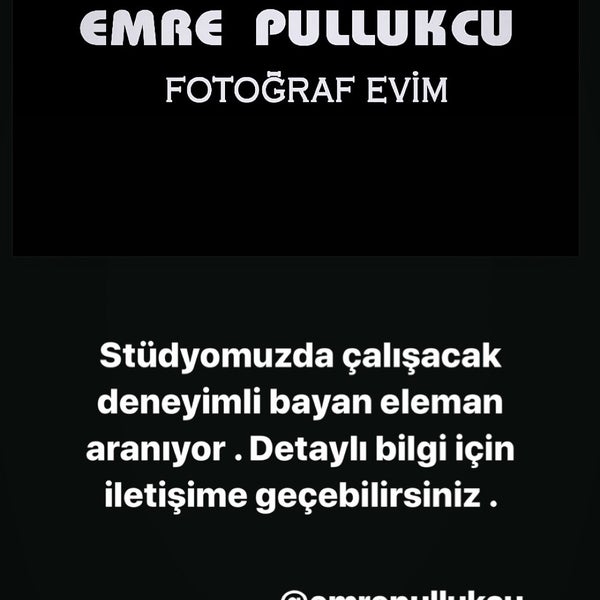 Foto tomada en EMRE PULLUKCU FOTOĞRAF EVİM / Fotoğrafçı  por Emre P. el 4/4/2019