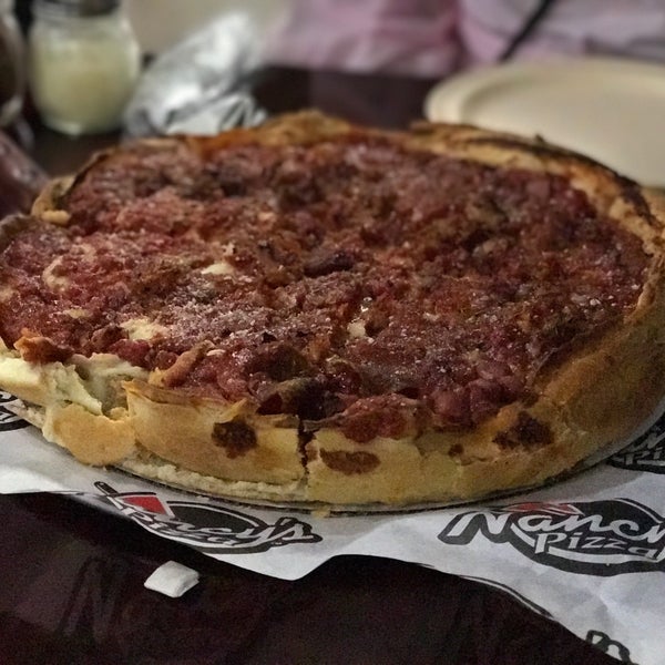 Photo taken at Nancy&#39;s Chicago Pizza by Brian S. on 4/9/2017