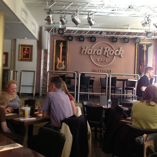 Photo taken at Hard Rock Cafe Helsinki by Elizaveta P. on 4/21/2013