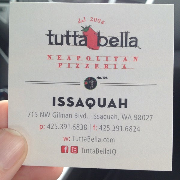 รูปภาพถ่ายที่ Tutta Bella Neapolitan Pizzeria โดย Kristen C. เมื่อ 5/15/2013