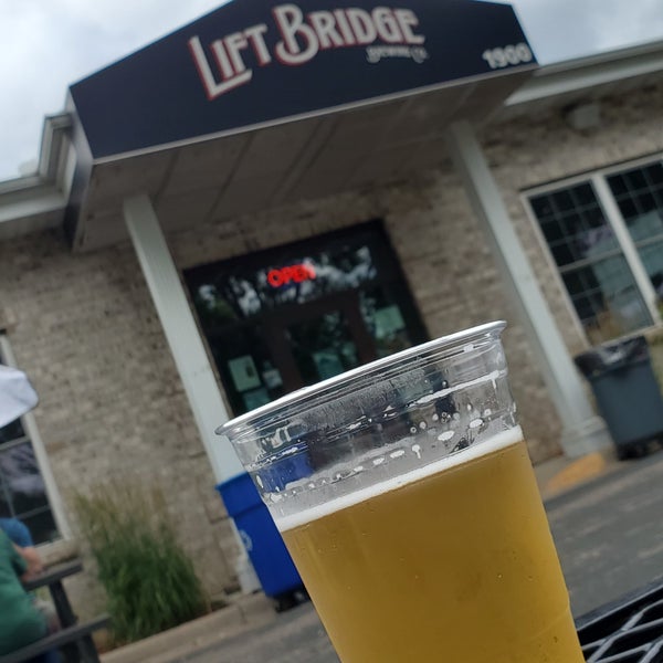 Photo taken at Lift Bridge Brewing Company by Mark W. on 7/8/2021