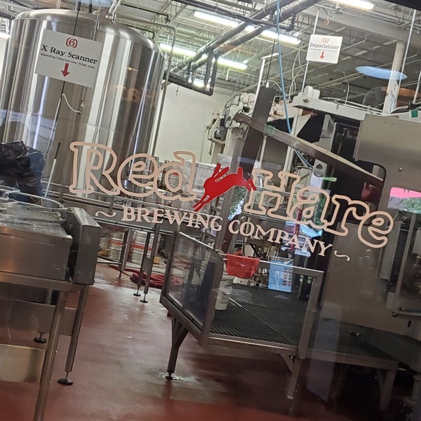 Photo taken at Red Hare Brewing Company by Mark W. on 6/18/2019