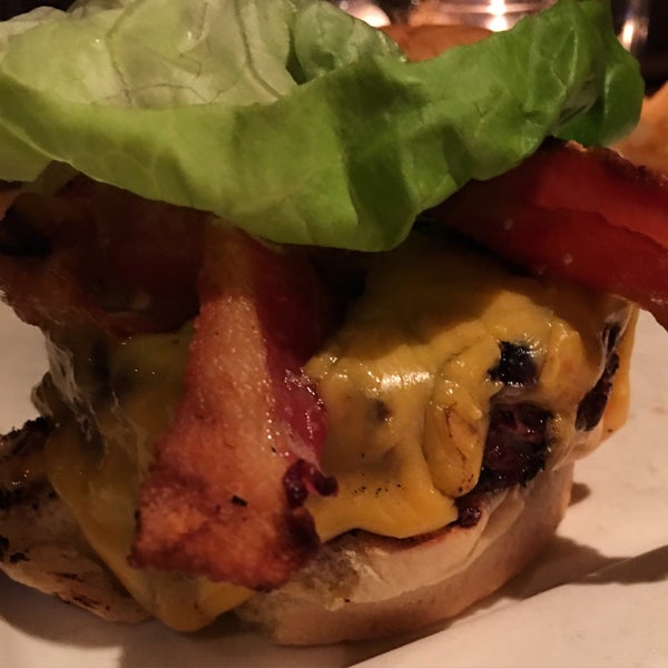 Fat juicy bacon cheeseburger--loved this burger