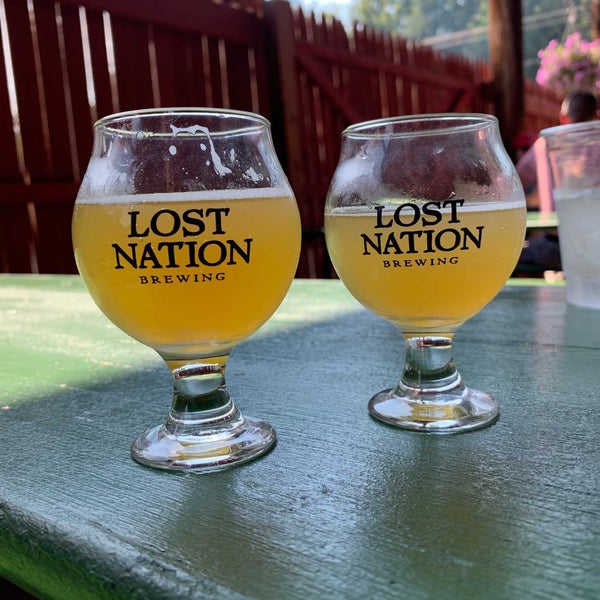 Photo taken at Lost Nation Brewing by Nicholas S. on 7/4/2019