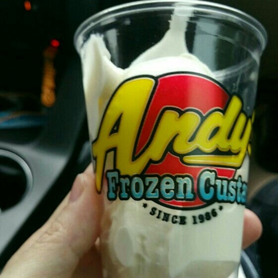 Photo taken at Andy&#39;s Frozen Custard by Sharon H. on 4/17/2016