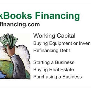 Let us help you get financing you need. Answer 5 simple questions anonymously,we will match you with financial institutions that will do business with you. Go to www.QBFINANCING.com and get started.