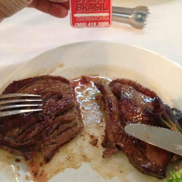 Photo taken at Steak Brasil Churrascaria by Gustavo N. on 2/5/2014