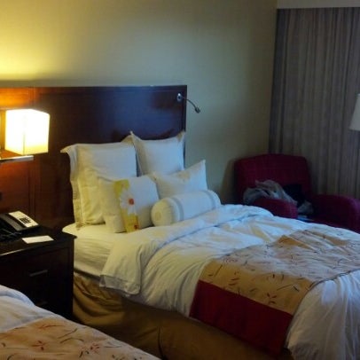 Photo taken at Atlanta Marriott Buckhead Hotel &amp; Conference Center by Iman G. on 10/6/2012