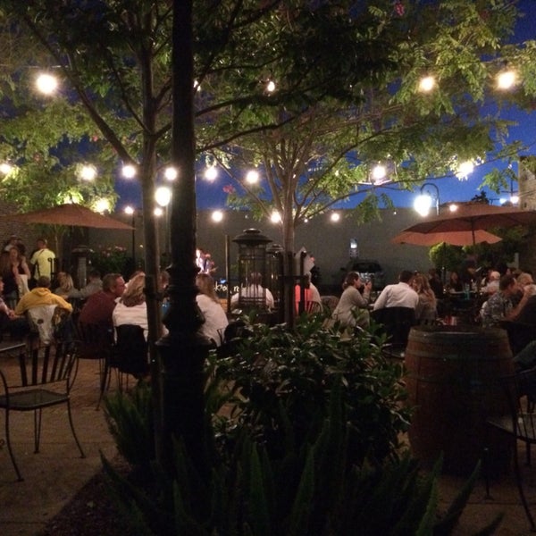 The courtyard is a great place to hang out with live music.