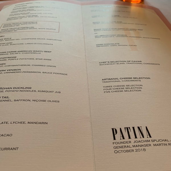 รูปภาพถ่ายที่ Patina Restaurant โดย Kelly H. เมื่อ 11/4/2018